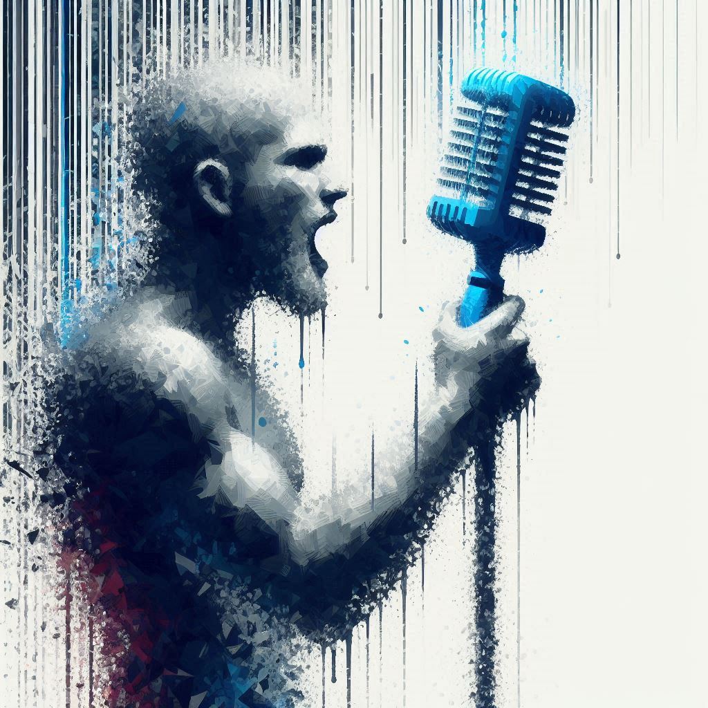 chanteur en herbe sous la douche