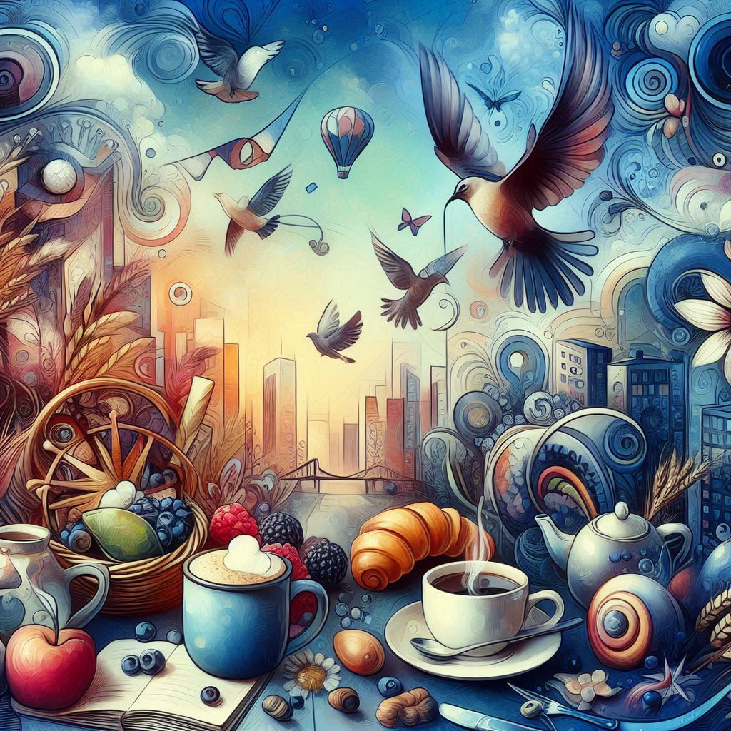 Illustration par l'IA Microsoft Designer sur les petits bonheurs de la vie