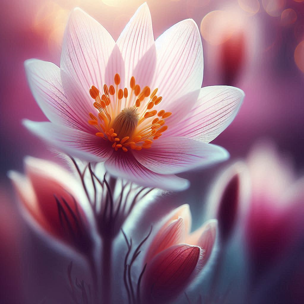 Une fleur de printemps générée par l'IA Microsoft Designer